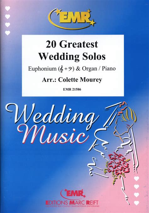 Mourey Colette Arr Greatest Wedding Solos F R Euphonium Und