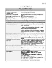 Lesson Plan Template EDUC 319 Docx EDUC 319 LESSON PLAN TEMPLATE