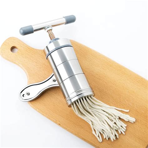 Новейшая ручная машина для лапши из нержавеющей стали, бытовая машина ...