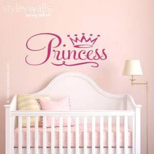 Princess Wall Decal Fairy Tale Wall Decal Princess Vinyl Etsy