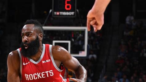 James Harden Scores 19 Second Half Points To Lift Houston Rockets To Win Over Denver Nuggets