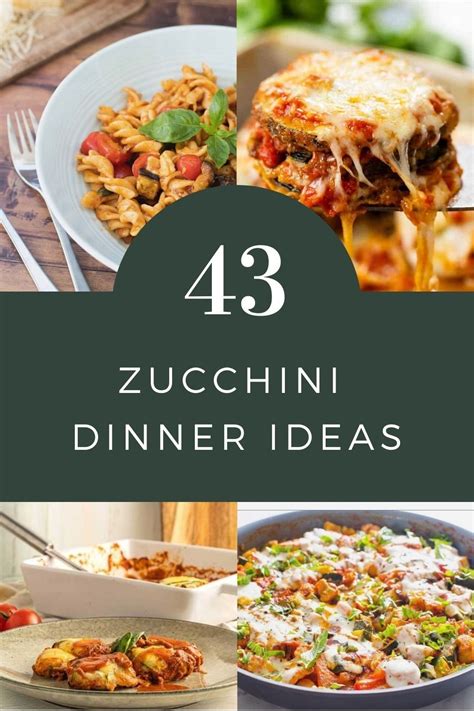 Delicious And Healthy Zucchini Dinner Recipes 43 Ideas