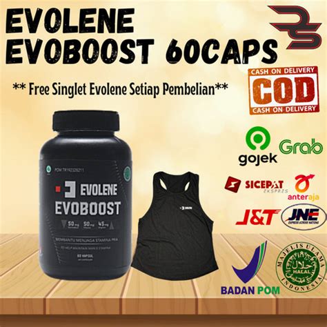 Jual Evolene Evoboost 60 Kapsul Evo Boost Booster Testosteron Stamina