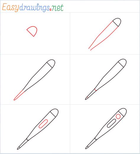 How To Draw Thermometer Step By Step 6 Easy Phase