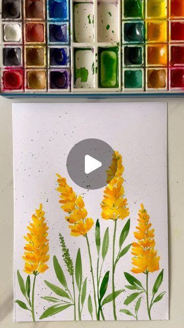 watercolor flowers watercolour painting flowers easy water paint