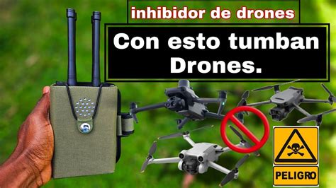 Con este dispositivo Estrellan Drones Inhibidor de Drones portátil