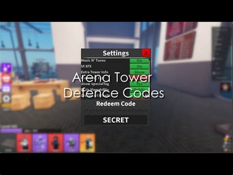 All Arena Tower Defence Codes Arena Tower Defence Youtube