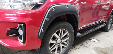 Fenders Maxliner Pl Stico Toyota Hilux Revo Negro Proteccar