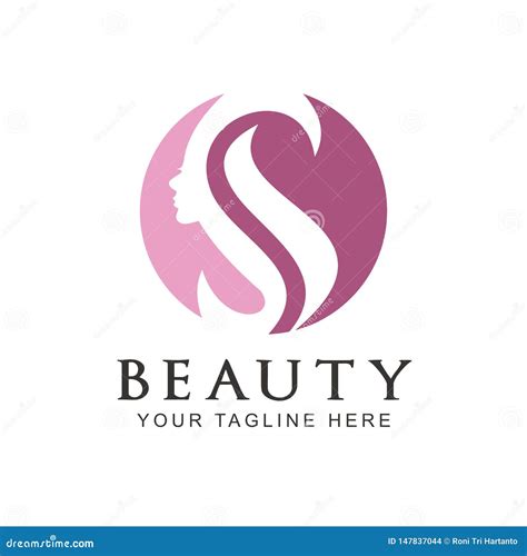 Beauty And Cosmetic Logo Design Inspiration Stock Vector Illustration