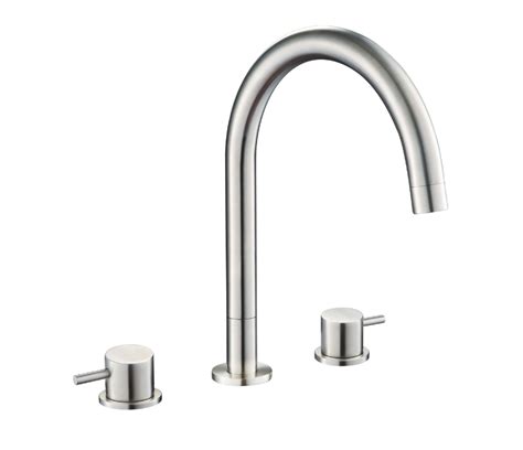 Jtp Inox Deck Mounted Basin Mixer Stainless Steel Get My Taps