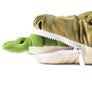 Prextex Set De Peluches Crocodile En Peluche Avec Petits B B S