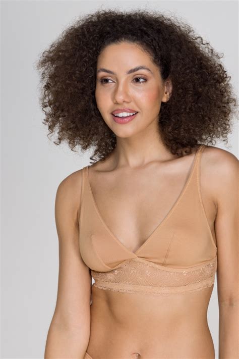 Suti Top S Aro Em Viscose Milla Bege Escuro Jescri Lingerie De