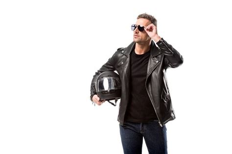 man in leather jacket and sunglasses | Poses, Hombres