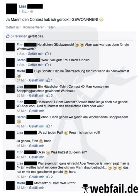 Gl Ck Im Spiel Pech In Der Liebe Facebook Fail Des Tages