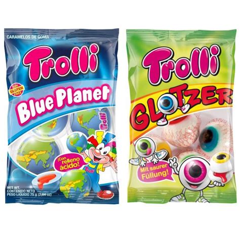 Pack Of 4 Tablets Pop Eye And Planet Trolli Eye Gummies Shopee Malaysia