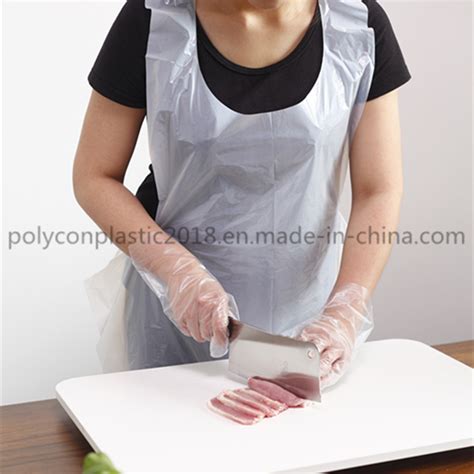 Factory Directly Sales Transparent Pe Gloves For Hotel And Restaurants