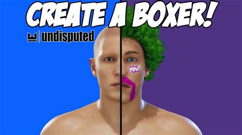 Undisputed Create A Fighter Character Creator Breakdown Youtube