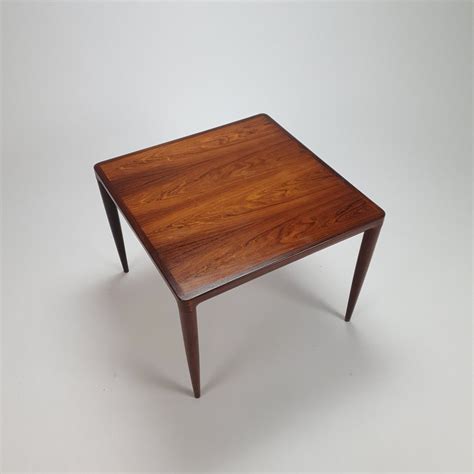 Mesa De Centro Danesa Mid Century De Palisandro De Hw Klein Para Bramin