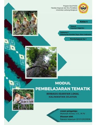 Modul Pembelajaran Tematik Berbasis Kearifan Lokal Flipbook By