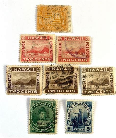 Hawaii Stamps USA Hawaiian Stamps Crafts , Stamps, Philately, Art - Etsy