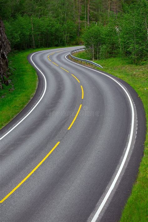 windy road stock photo image  beautiful nature long