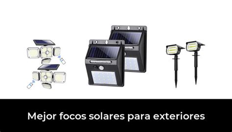 Mejor Focos Solares Para Exteriores En Despu S De Horas De