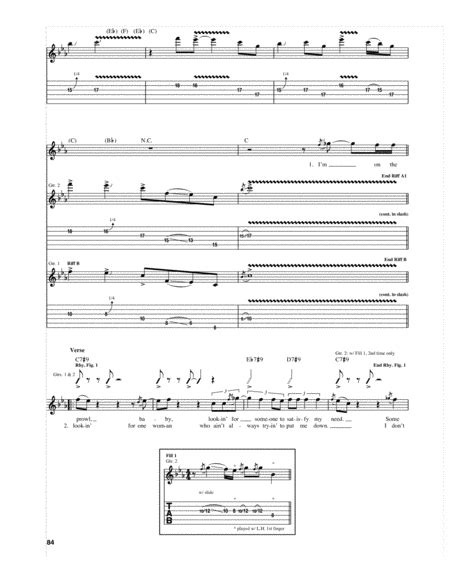 Good Clean Fun By The Allman Brothers Band Electric Guitar Digital Sheet Music Sheet Music