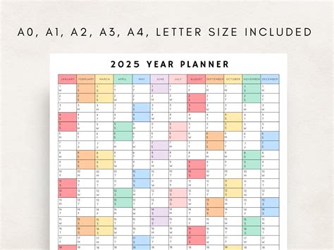 2025 Yearly Planner