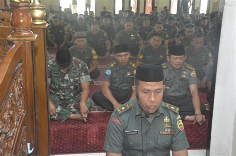 Rayakan Hut Tni Ke Kodam I Bukit Barisan Gelar Doa Bersama