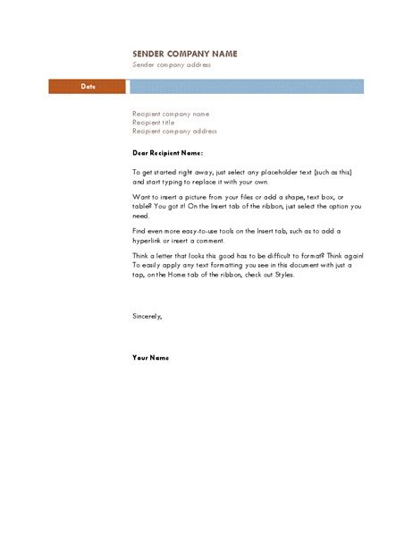 Format Of A Formal Business Letter Database Letter Template Collection