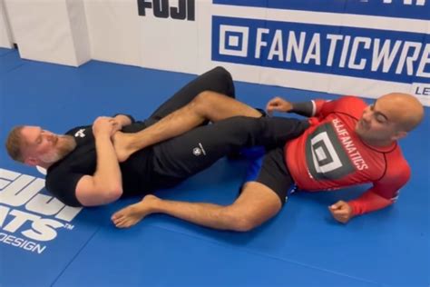 Josh Barnett Shows A Neat Catch Wrestling Leg Lock Variation