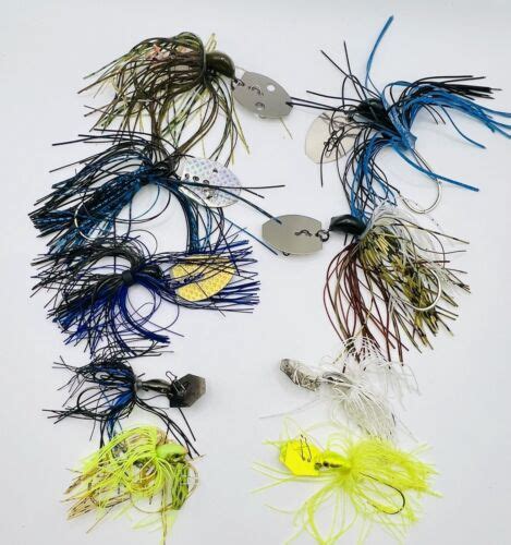 Lot Of Chatterbait Shaker Bass Lures Different Colors Styles Ebay