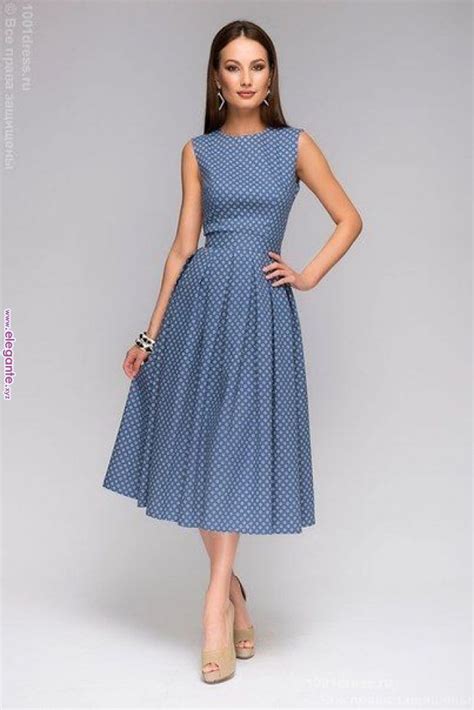 Blue Midi Dress Dressesandskirts In 2018 Pinterest Dresses Fashion