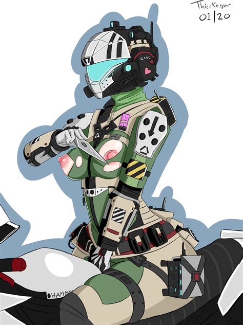 Rule 34 Armor Breasts Exposed Breasts Female Helmet Knife Pilot Titanfall Pulse Blade Pilot