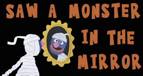 Monster in the Mirror: Grover delightfully goes all wubba wubba wubba woo woo woo ...