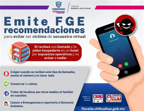 Emite Fge Recomendaciones Para Evitar Ser V Ctima De Secuestro Virtual