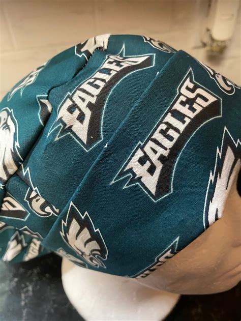 Philadelphia Eagles Scrub Hat Eagles Scrub Cap Nfl Scrub Etsy