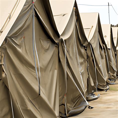 Army Tents In A Row With Path Between Them Photograph Creative Fabrica