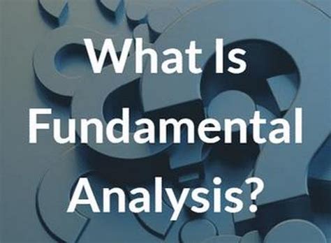 Fundamental Analysis In Forex Trading