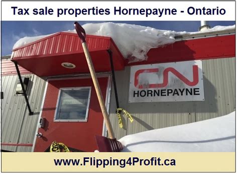 Tax sale properties Hornepayne - Ontario | Flipping4Profit.ca