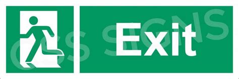 Exit Sign Sign Shop Ireland Css Signs