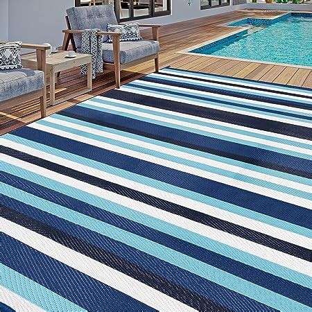 Amazon HUGEAR Outdoor Plastic Straw Rug Waterproof Mat Washable