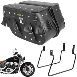 Kit Viagem Indian Scout Alforge Lateral Masada Losango Franjas E Chave