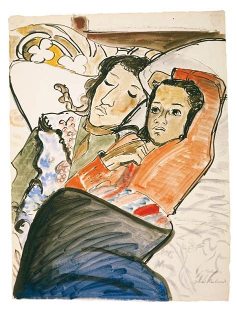 Amare Habeo Erich Heckel German 1883 1970 Two Dormant 1931