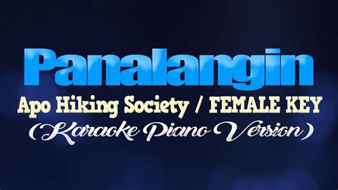 Panalangin Apo Hiking Society Female Key Karaoke Piano Version Chords Chordify