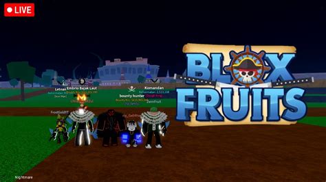 LIVELive Aja Dulu Blox Fruits Indonesiaa YouTube