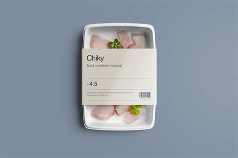 Plastic Food Packaging Mockup Free