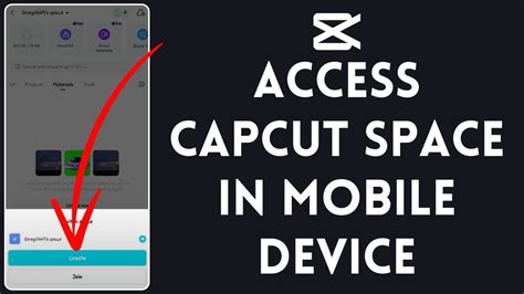 How To Access Capcut Space On Mobile 2024 Capcut Tutorial Youtube