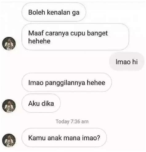 Jawaban Kocak Ketika Kenalan Di Instagram Ini Endingnya Bikin Ilfeel