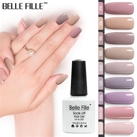 Belle Fille Nue S Rie Couleurs Uv Gel Vernis Ongles Ml Beige Soak